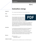 Ionisation Energy: Chemical Misconceptions 115