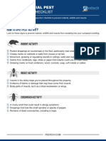 Pest Inspection Checklist