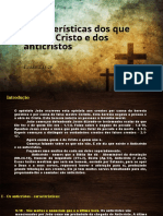 Características Dos Que Sadasão de Cristo - MARCOS