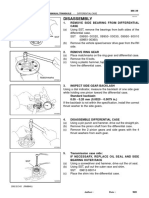 Disassembly: - Differential Case