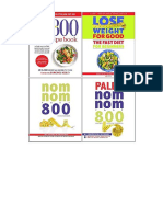 Fast 800 Recipe Book, Fast Diet For Beginners, Nom Nom Fast 800 Cookbook, Paleo Nom Nom Fast 800 Cookbook 4 Books Collection Set
