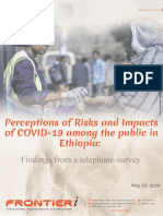 02 Perceptions of Risks and Impacts of COVID-19 Among The Public in Ethiopia