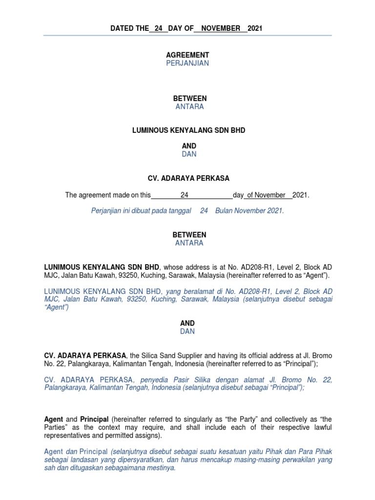 Final Agreement | PDF | Non Disclosure Agreement