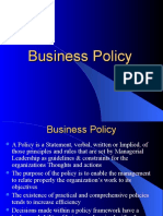 Business Policy