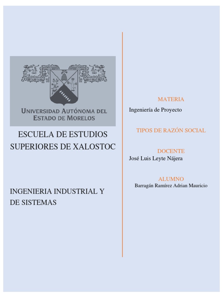 Tipos y Ejemplos de Razón Social | PDF | Compartir (Finanzas) | Empresas