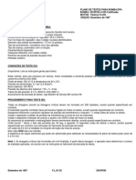 Teste de bomba DPA com especificações e procedimentos ISO