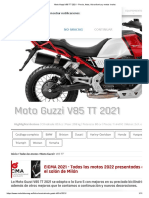 Moto Guzzi V85 TT 2021 - Precio, Fotos, Ficha Técnica y Motos Rivales