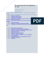 Normas Internacionales de Contabilidad Oficializadas - Nic