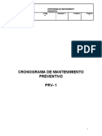 Programa Mtto. Preventivo Rig PRV-1