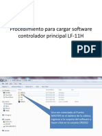 Procedimiento para Cargar Software Controlador