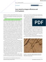 Pathobiology Questions Raised by Telogen Effluvium and Trichodynia in COVID-19 Patients