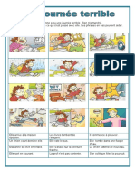 Passe Compose Une Journee Terrible Exercice Grammatical Feuille Dexercices Unaun Ment - 98424