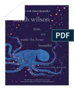 First, We Make The Beast Beautiful: A New Journey Through Anxiety - Sarah Wilson