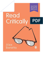 Read Critically - Alex Baratta