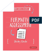 A Little Guide For Teachers: Formative Assessment - Shirley Clarke