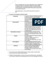 Functions of Intonation by David Crystal Emotional: Prosody