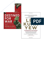 Destined For War, Lee Kuan Yew (Hardcover) 2 Books Collection Set by Graham Allison - Graham Allison