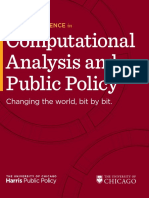 Computational Analysis and Public Policy: Changing The World, Bit by Bit