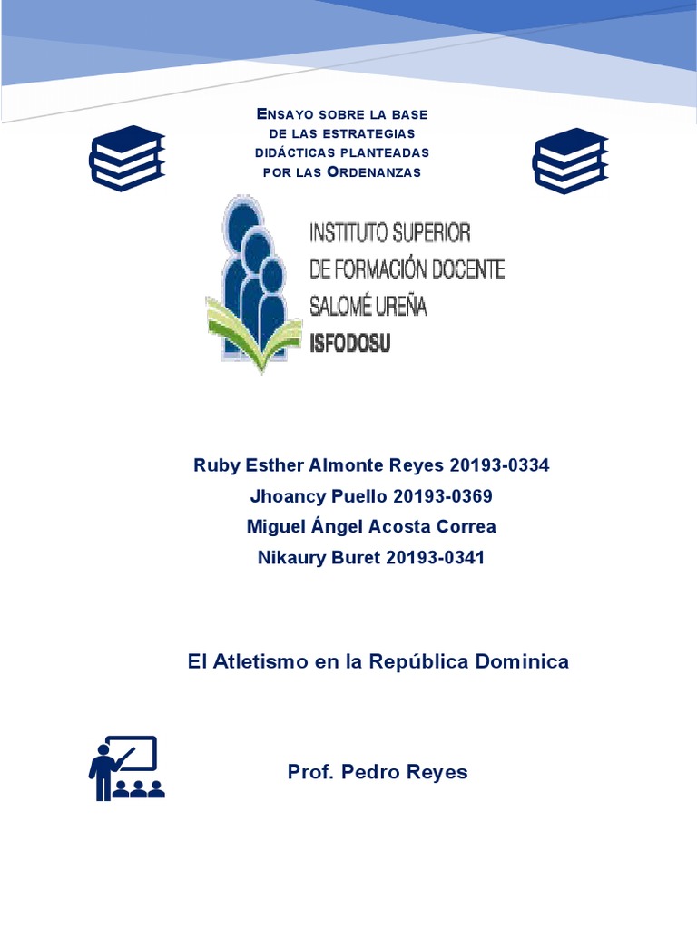 Atletismo en RD | PDF | Deporte del atletismo | República Dominicana