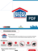 Techo Propio: Programa Social del MVCS para facilitar el acceso a la vivienda