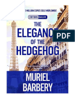 The Elegance of The Hedgehog - Contemporary Fiction