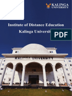 Institute of Distance Education Kalinga University
