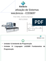 Automatização Sistemas Mecânicos LADDER