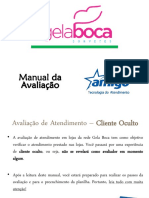 Manual Da Avaliação - Gela Boca - 2018