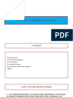 Budget Planning The CVP Analysis