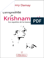 L_empreinte de Krishnamurti_ Les Mystères de La Transmission (French Edition)