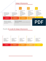 Plantilla de Escala de Tiempo Del Proyecto