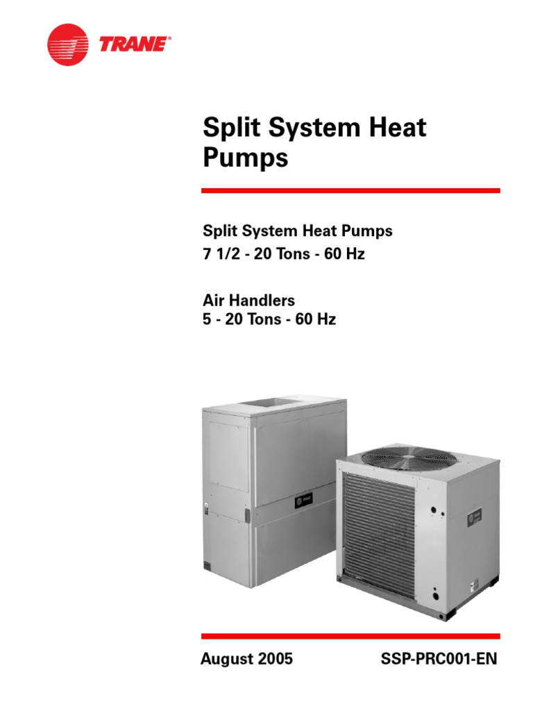 Equipo Separado TWA-TWE | PDF | Heat Pump | Mechanical Engineering