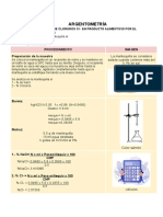 Valoración Por El Método de Argentometría