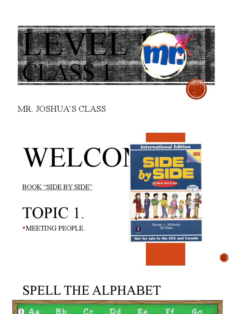 INTRODUCTION - Unit 1 - Side by Side (MR Joshua) | PDF | Language Arts ...