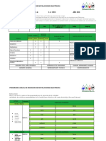 Programam Anual de Intstalaciones Electricas 2020