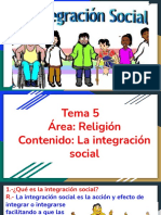 Tema 5 La Integración Social