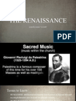 Renaissance Music Overview