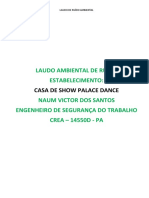 Laudo de Ruído Ambiental para Casa de Show