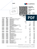 Savings Account Statement: Capitec B Ank