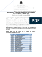 Lista Selecionados Mestrado Público Segurança