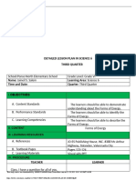 Detailed Lesson Plan in Science 6 Third Quarter