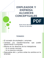 Empleador y Empresa