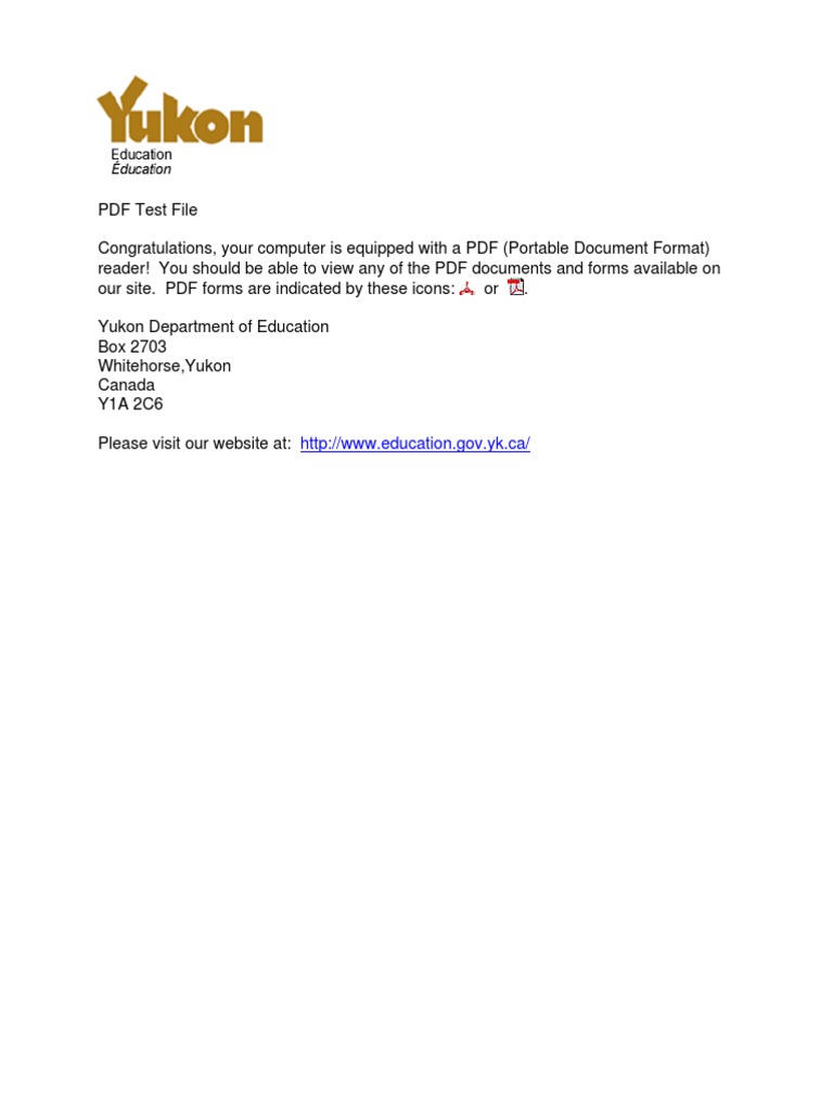 PDF Test | PDF
