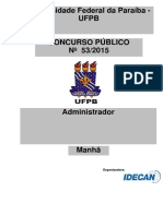 UFPB Concurso Administrador