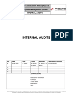 IMS-SSP-005 - Internal Audits