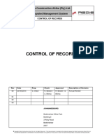 IMS-SSP-004 - Control of Records