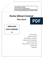 Perito Oficial Criminal: Área Geral