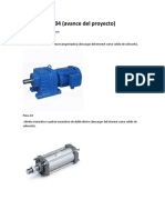 Motores y cilindros neumáticos para proyecto de transporte