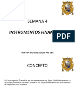 Instrumentos Financieros