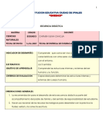 Secuencia Didáctica C, Naturales-Los Sentidos